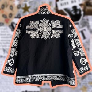 Embroidered Cardigan